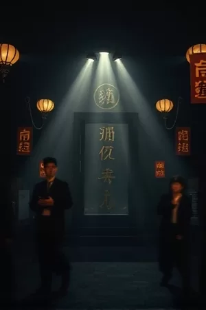 《暗河回声》海报，隧道尽头的一点冷光